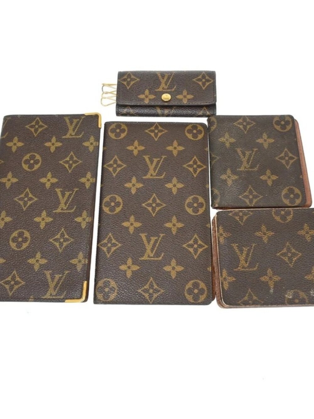 LOUIS VUITTON MONOGRAM 5SET WALLET CAY CASE PURSE